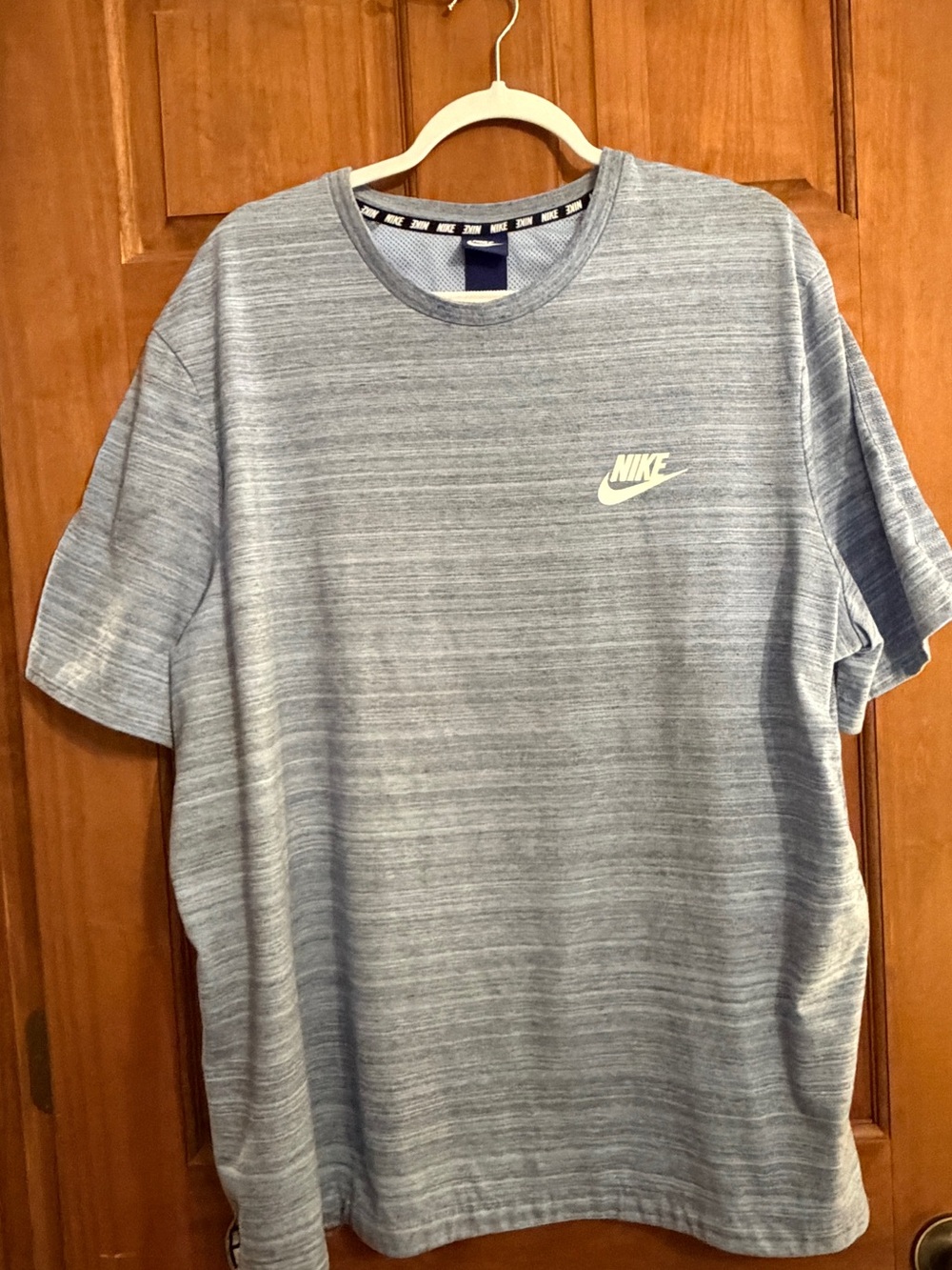 Men’s Nike Heather Blue T-Shirt | Size XXL| Sportswear Crew Neck Tee